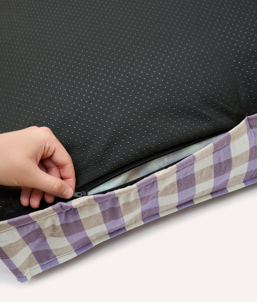 Funda de Cama Vichy Violeta, Cuadra